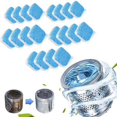 GOLDINKS front & top load Washing Machine Tub-Drum Cleaning Descaler Powder Effervescent Dishwashing Detergent(20 Tablet)