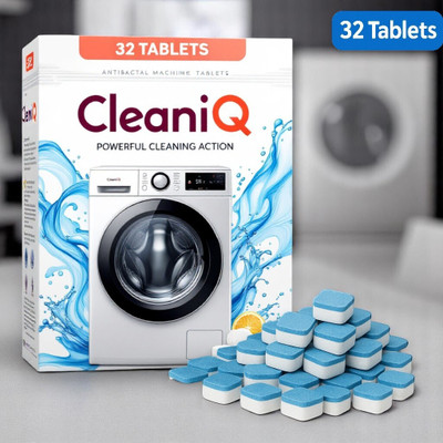 FreshifyTab Washing Machine Cleaning Tablet Deep Cleaner Descaling Tablet Burst Dishwashing Detergent(32 Tablet)