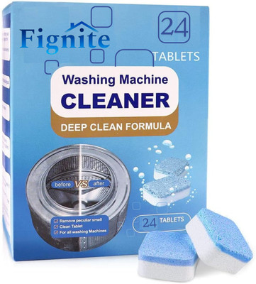 Fignite Ultimate Drum-Tub Cleaning Descaler Tablets for All Washing Machines Dishwashing Detergent(24 Tablet)