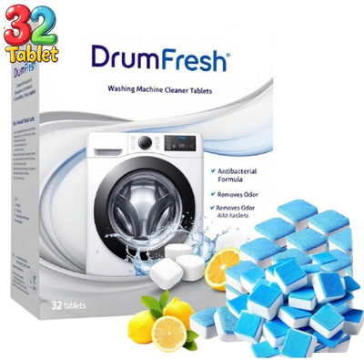 DrumFresh Washing Machine Drum Cleaner 32 Tablet EcoTab Dishwashing Detergent(32 Tablet)
