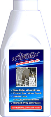 ATOMIC Dishwasher Rinse Aid 400 ML Dishwashing Detergent(400 ml)