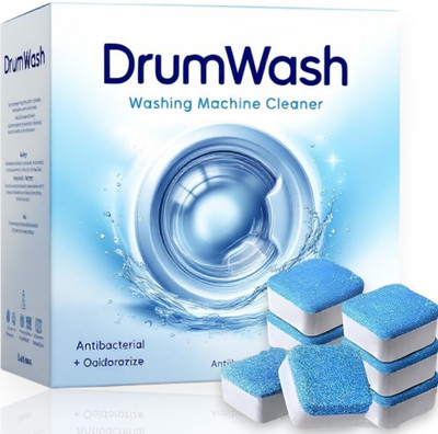 DrumFresh 32 Pcs Washing Machine Freshness Tablets | Removes Residue & Smells Dishwashing Detergent(32 Tablet)