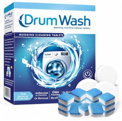 DrumWashi 32 Advanced Formula Washing Machine Cleaner for Drum and Tub Dishwashing Detergent(32 Tablet)