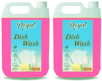 roual super liqued Dish wash Liquid Detergent combo,Non AcidicdishwashLiquidDishCleaningGel Dishwashing Detergent(10 L)