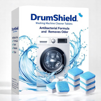 DrumShield Washing Machine Drum Cleaner Tablet Deep Clean Smart Expert Dishwashing Detergent(32 Tablet)