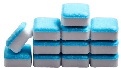 RHHG E COM Washing Machine Cleaner for Front and Top Loader Tub & Drum Cleaning Tablet Dishwashing Detergent(25 Tablet)