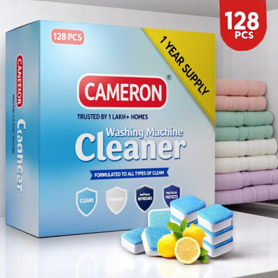 Cameron Washing Machine Deep Drum Cleaner Tablet Plus Dishwashing Detergent(128 Tablet)