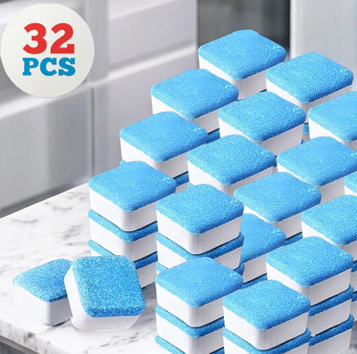JessNX 32 -Clean Formula Washing Machine Deep Cleaner for All Types Front Load Dishwashing Detergent(32 Tablet)