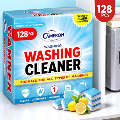 Cameron Washing Machine Deep Drum Cleaner Tablet Fresh Dishwashing Detergent(128 Tablet)