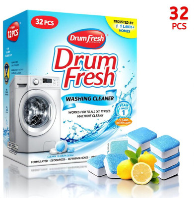DrumFresh Washing Machine Cleaner 32 Tabs Ideal for Weekly Home Use Dishwashing Detergent(32 Tablet)