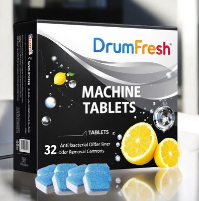 Lipsaa Pack of 32 Tablets for Drum and Tub Cleaning Dishwashing Detergent(32 Tablet)