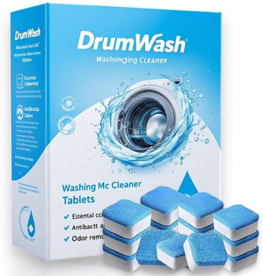 DrumFresh 32 Pcs High-Quality Washing Machine Tablets | Removes Odor & Residue Dishwashing Detergent(32 Tablet)
