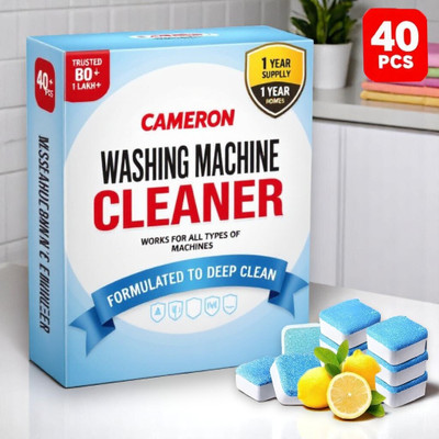 Cameron Washing Machine Drum Cleaner Tablet MaxX Dishwashing Detergent(40 Tablet)