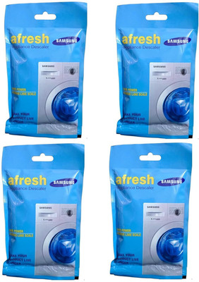 hias Afresh Appliance Descaler Powder for Washing Machine Cleaning Pack of 4 Dishwashing Detergent(400 g)