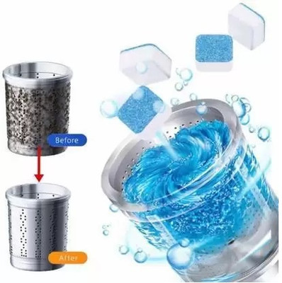 Cristavista Washing Machine Deep Cleaner Effervescent for Front and Top Load Machine Dishwashing Detergent(120 g)