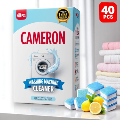 Cameron Washing Machine Drum Cleaner Tablet Zero Dishwashing Detergent(40 Tablet)