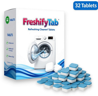 DrumWashing 32 PS Washing Machine Drum wash Cleaning Tablets | Magic Clean AQG Dishwashing Detergent(32 Tablet)