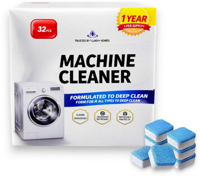 DrumWashing 32 PS Washing Machine Drum wash Cleaning Tablets | Magic Clean AVX Dishwashing Detergent(32 Tablet)