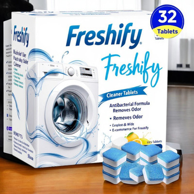 Freshify washing machine cleaner tablet eco friendly premium Dishwashing Detergent(32 Tablet)