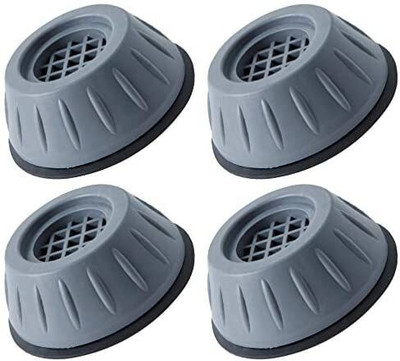 FITUP ™ Pack of 4 Leg Stands for Washing Machine Foot Mat Anti Vibration Anti Walk Washer Dryer Pads Anti Shock Proof Dishwashing Detergent(4 Pod)