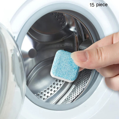 TREZILA Washing Machine Deep Cleaner for Front and Top Dishwashing Detergent Dishwashing Detergent(15 Tablet)