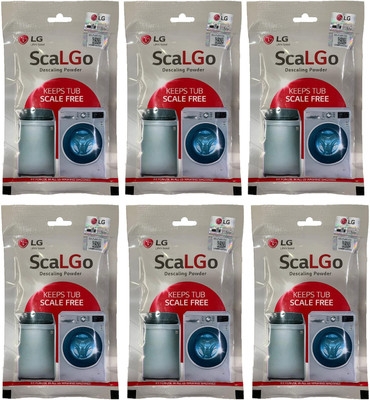 LG ScaLGo Descaler Powder for Washing Machine Front and Top Load Dishwashing Detergent(600 g)