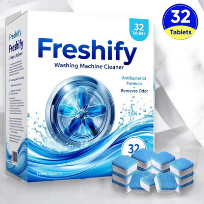 Freshify washing machine cleaner tablet eco friendly drum clean Dishwashing Detergent(32 Tablet)