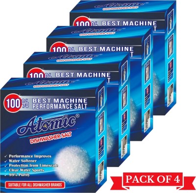 ATOMIC Salt For Dishwasher - 900 GM (Combo Pack OF 900g x 4) Dishwashing Detergent(3.6 kg)