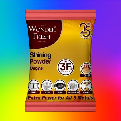 shivay Wonder Fresh Shining Powder Metal Cleaner@5003 Dishwashing Detergent(200 g)