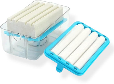 star management Cloth Washing Brush and Cloth Washing Soap Roller Dispenser Case(Multicolor)