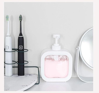 MAKD SOAP DISPENSER Plastic Bathroom Set(Pack of 1)