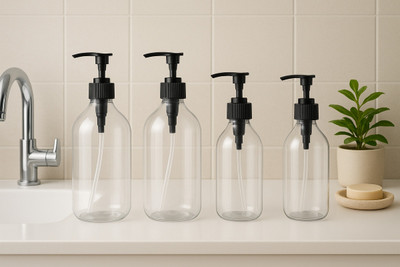 ORLUXE Plastic Bathroom Set(Pack of 4)