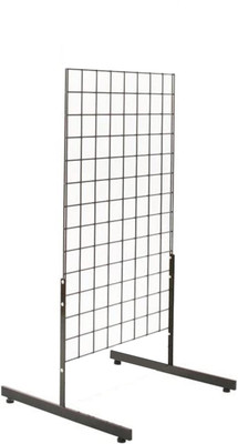 milad Metal Display Unit(Finish Color - Black, Pre-assembled)
