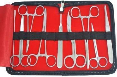 clark Dissection Kit Dressing Surgical instruments set Of 9 Pcs Stainless steel Dressing Forceps
