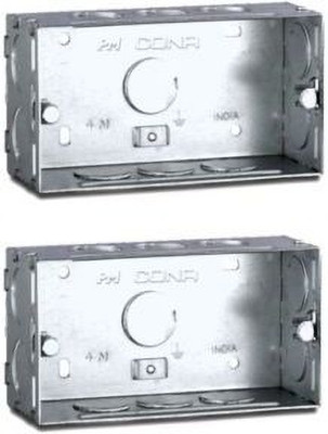 PM Cona Metal Concealed 4M Box (6604), PACK OF 2, Distribution Board