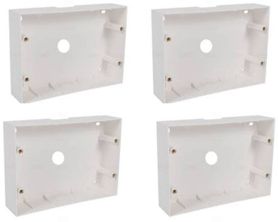 b'five 12M Modular Surface Box (B098), Pack of 4 Distribution Board