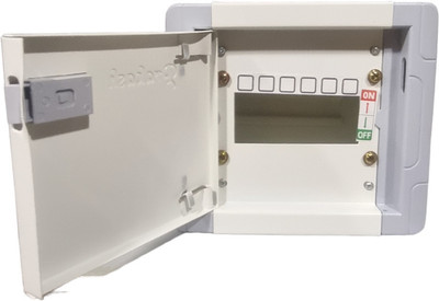 Amp exchange 6 WAY double door distribution bord/6 way mcb box/6 way dp box Distribution Board