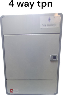 Amp exchange 4 way three phase electrical distribution board/4 way tpn box/4way tpn mcb box Distribution Board