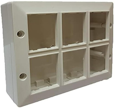 b'five 12M Modular Gang Box (B0812), Pack of 1, Distribution Board