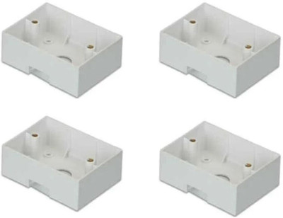 b'five 3M Modular Surface Box (B093), Pack of 4 Distribution Board
