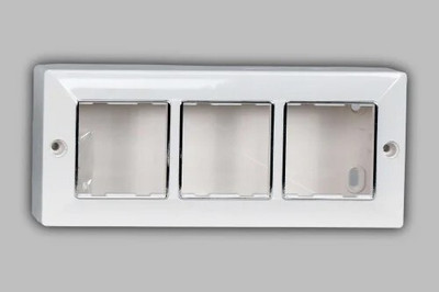 PM Cona 6806, PVC Modular Gang Box 6M, (Pack of 2) Distribution Board