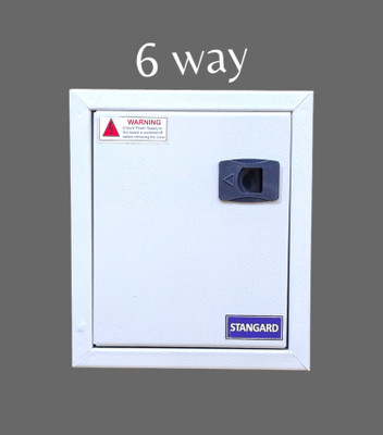 Stangard 6 way MCB Box/Double Door 6 way High Quality Distribution Board