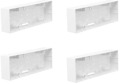 b'five 6M Modular Surface Box (B095), Pack of 4 Distribution Board