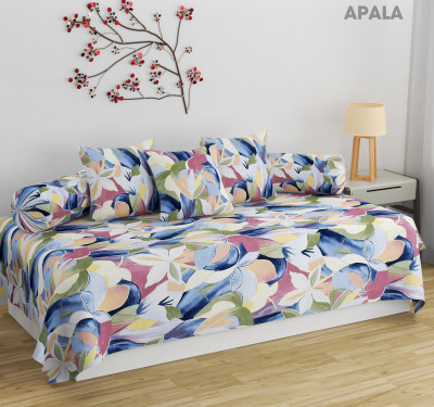 Apala Cotton Abstract Diwan Set(Multicolor)