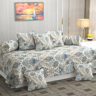 CHHILAKIYA Cotton Floral Diwan Set(Multicolor)