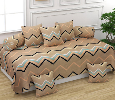 CHHILAKIYA Cotton Abstract Diwan Set(Multicolor)