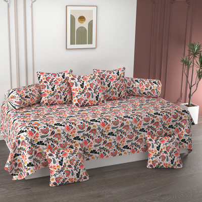 ZCI Cotton Abstract Diwan Set(Multicolor)
