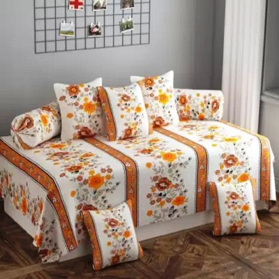 SF SAKUMBHARI FAB Cotton Floral Diwan Set(Multicolor)