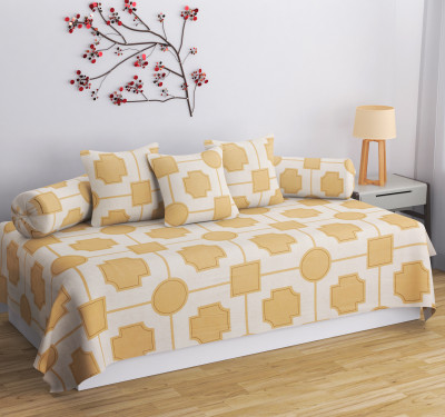 STEDO Cotton Abstract Diwan Set(Multicolor)