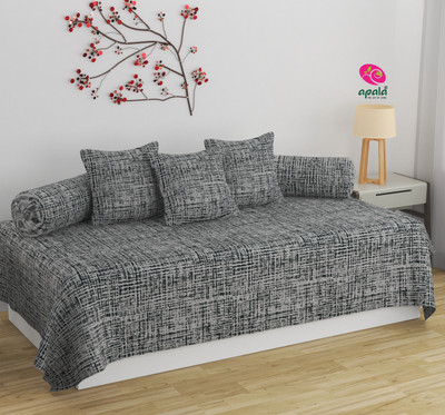 Apala Cotton Abstract Diwan Set(Grey)